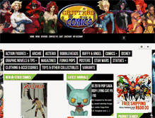 Tablet Screenshot of crittersandcomics.co.za